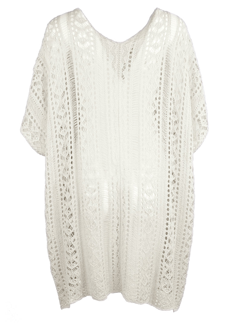 Cutout V-Neck Cover-Up with Tassel - More Colors! - In Style Chics Boutique LLC