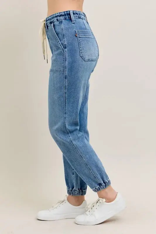 Judy Blue High Waist Denim Joggers