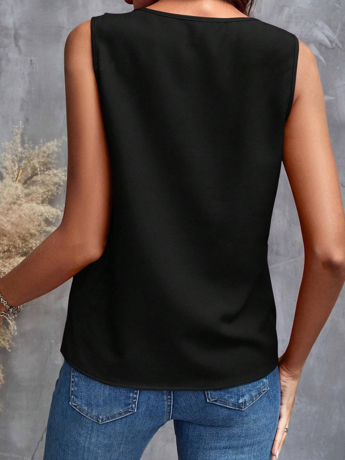 Ruffled V-Neck Tank - More Colors! - In Style Chics Boutique LLC
