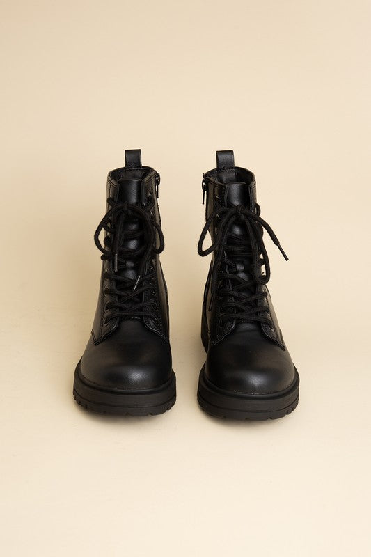 Epsom Lace-Up Boots - In Style Chics Boutique LLC