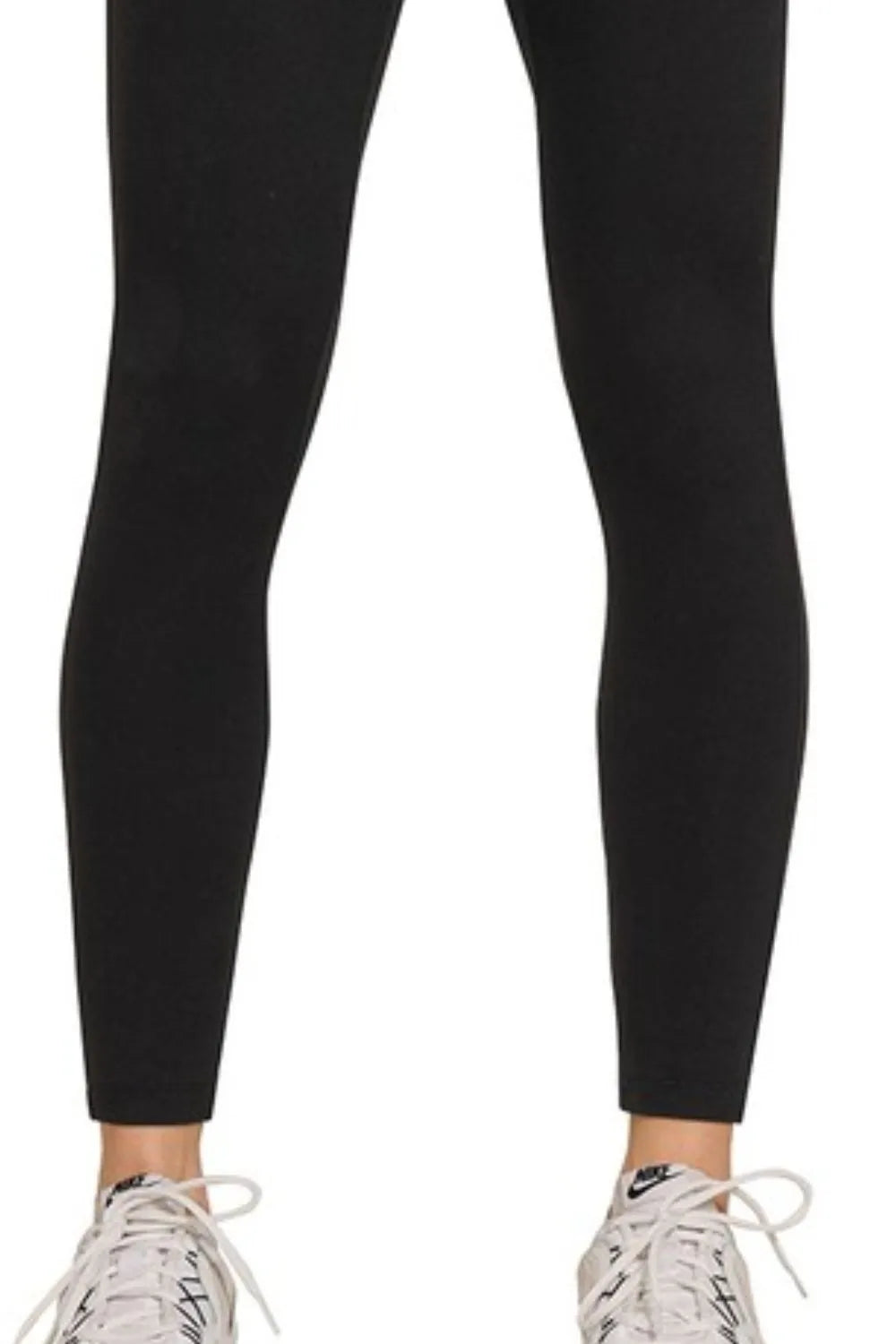 Black Leggings, Microfiber Waistband - In Style Chics Boutique