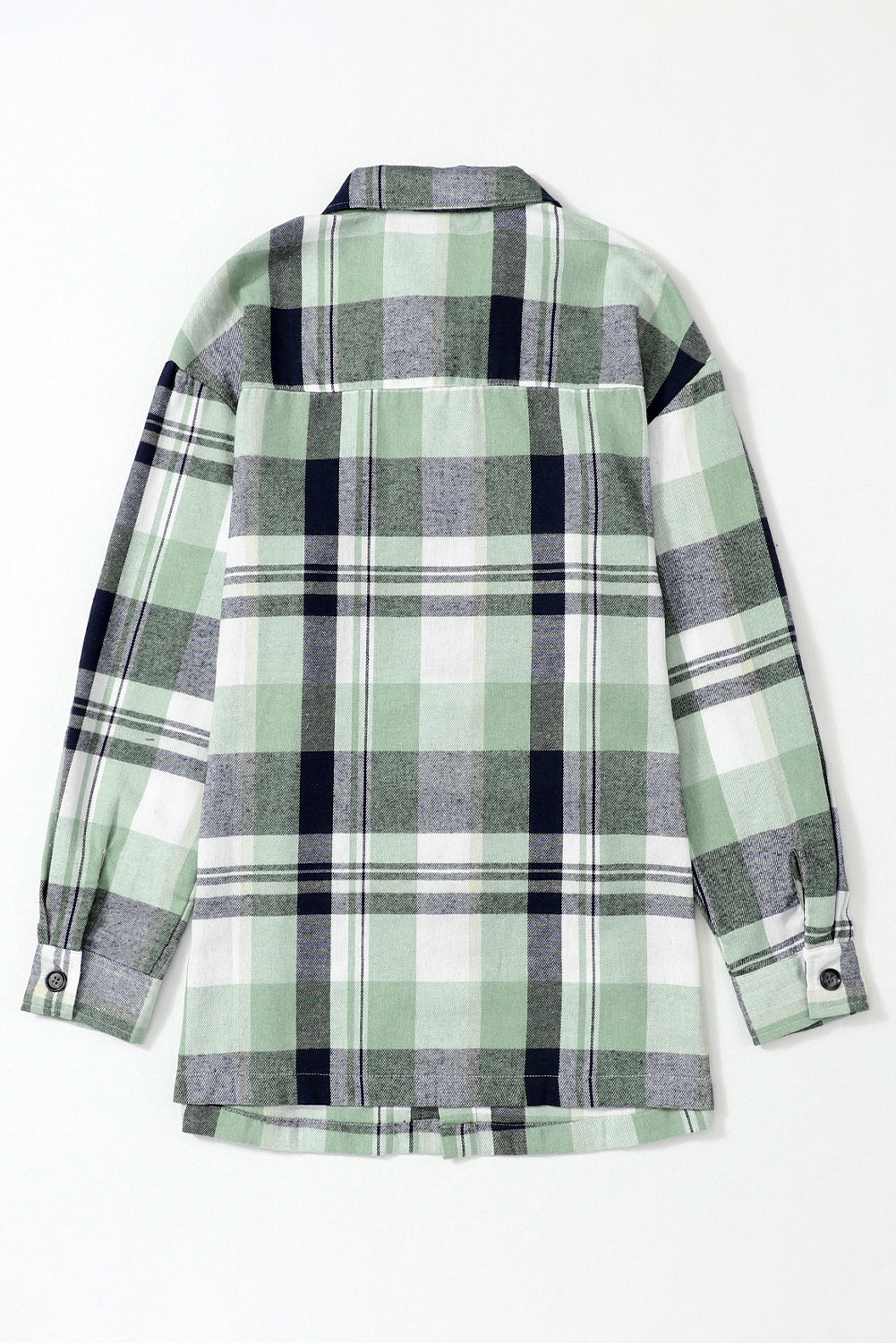 Pink Long Sleeve Collared Button Up Flannel Shacket - In Style Chics Boutique LLC