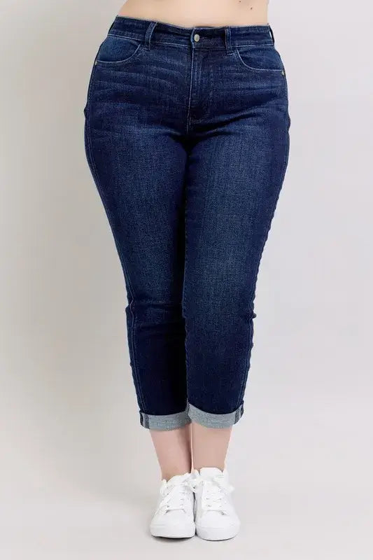 Judy Blue High Waist Boyfriend Jeans - In Style Chics Boutique Women's Juniors Plus Size Apparel Online