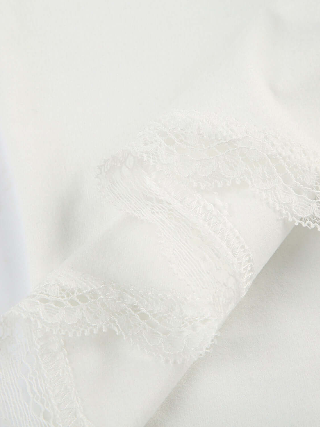 Lace Detail Sweetheart Neck Short Sleeve T-Shirt - In Style Chics Boutique LLC
