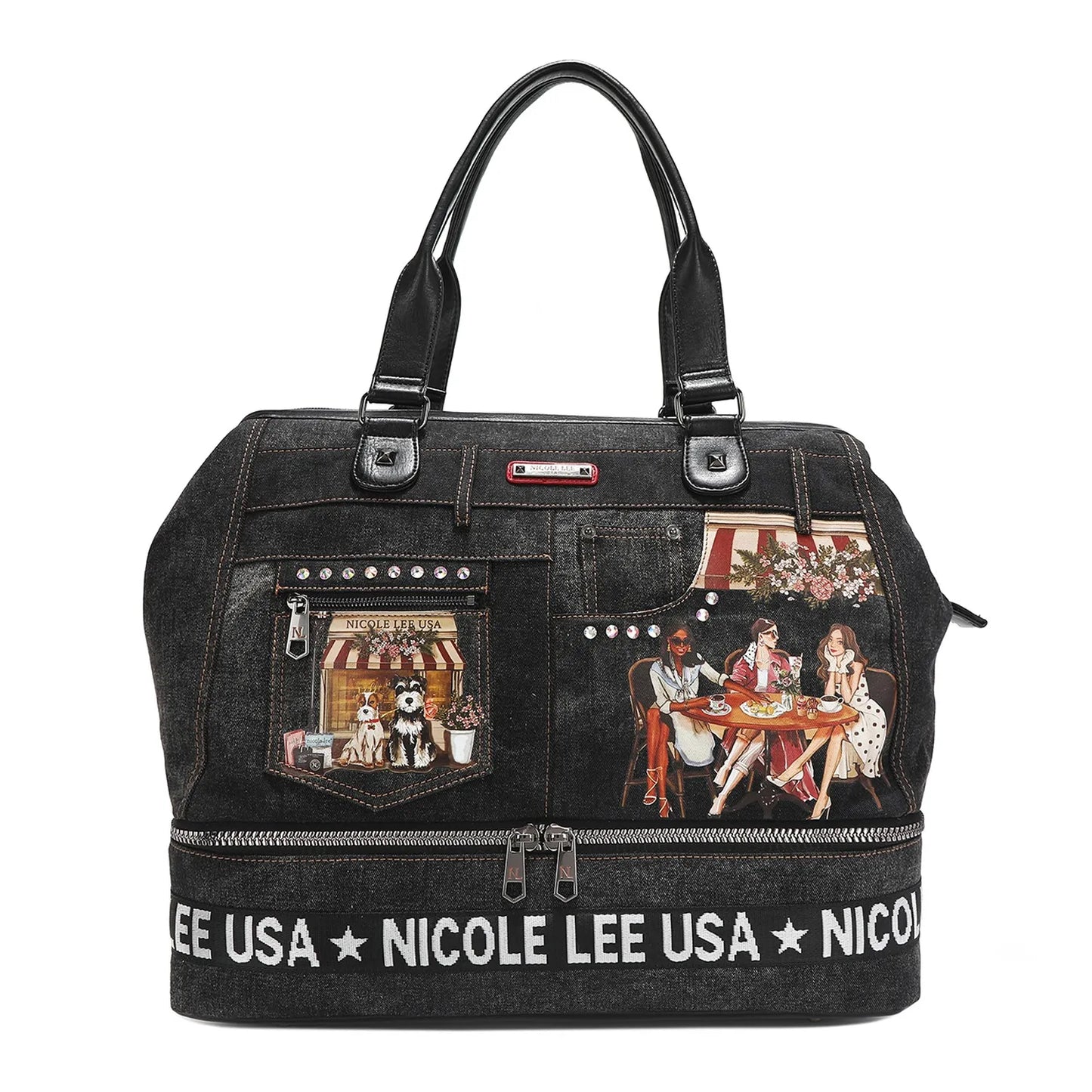Denim Sisters Secret Weekender Travel Bag - In Style Chics Boutique
