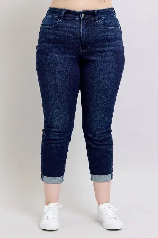 Judy Blue High Waist Boyfriend Jeans - In Style Chics Boutique Women's Juniors Plus Size Apparel Online