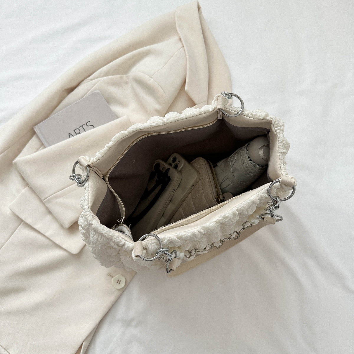 Bubble Textured Tote Bag - In Style Chics Boutique LLC