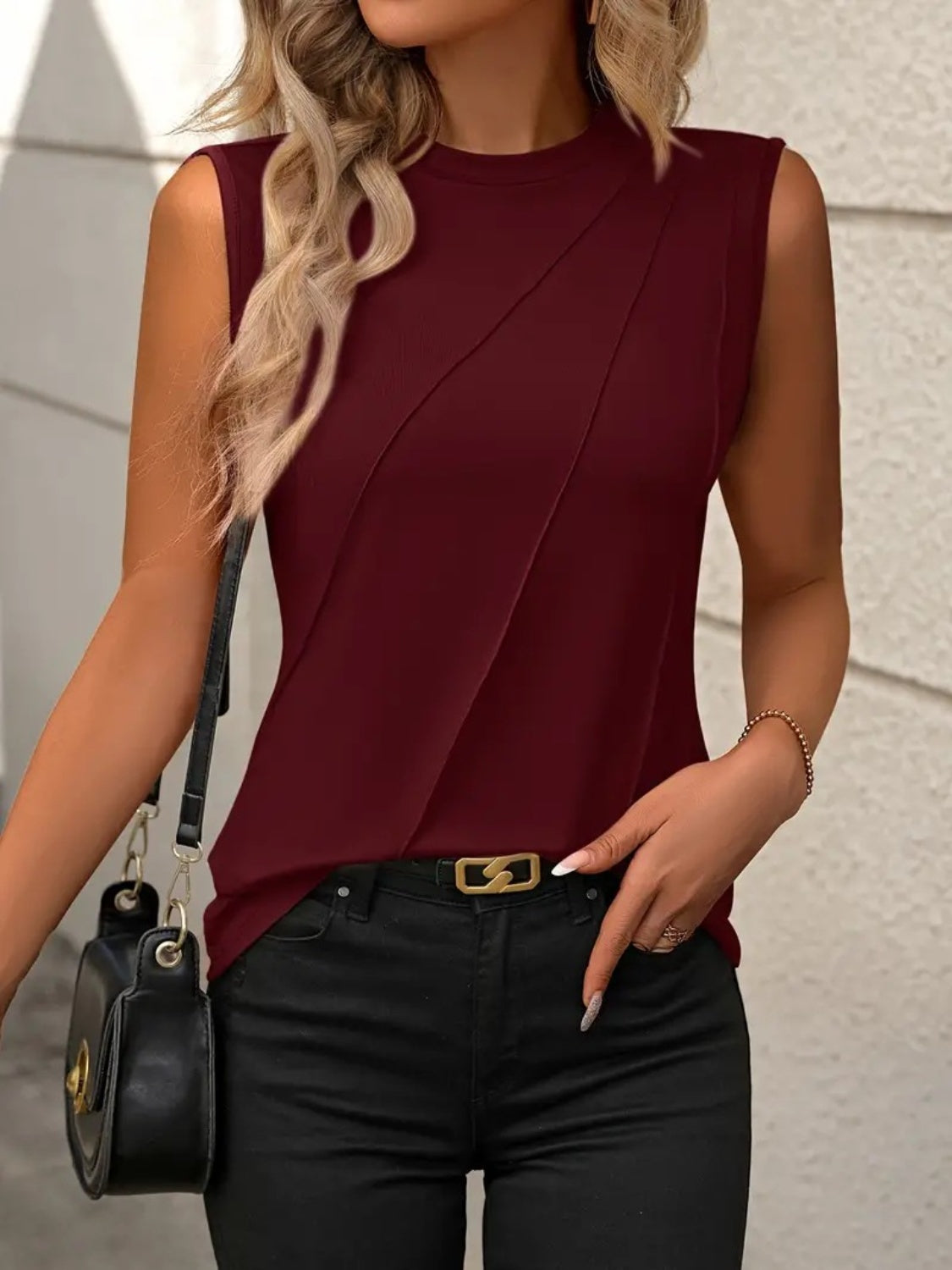 Round Neck Sleeveless Tank - More Colors! - In Style Chics Boutique LLC