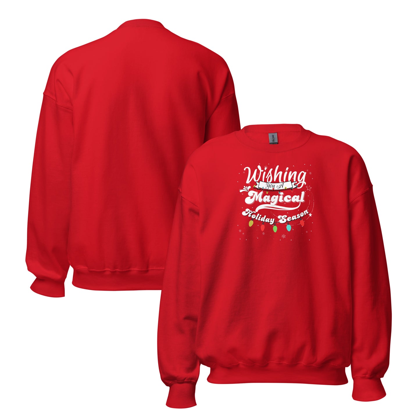 Shop Magical Holiday Season Festive Crewneck Sweatshirt ❄️ at In Style Chics Boutique