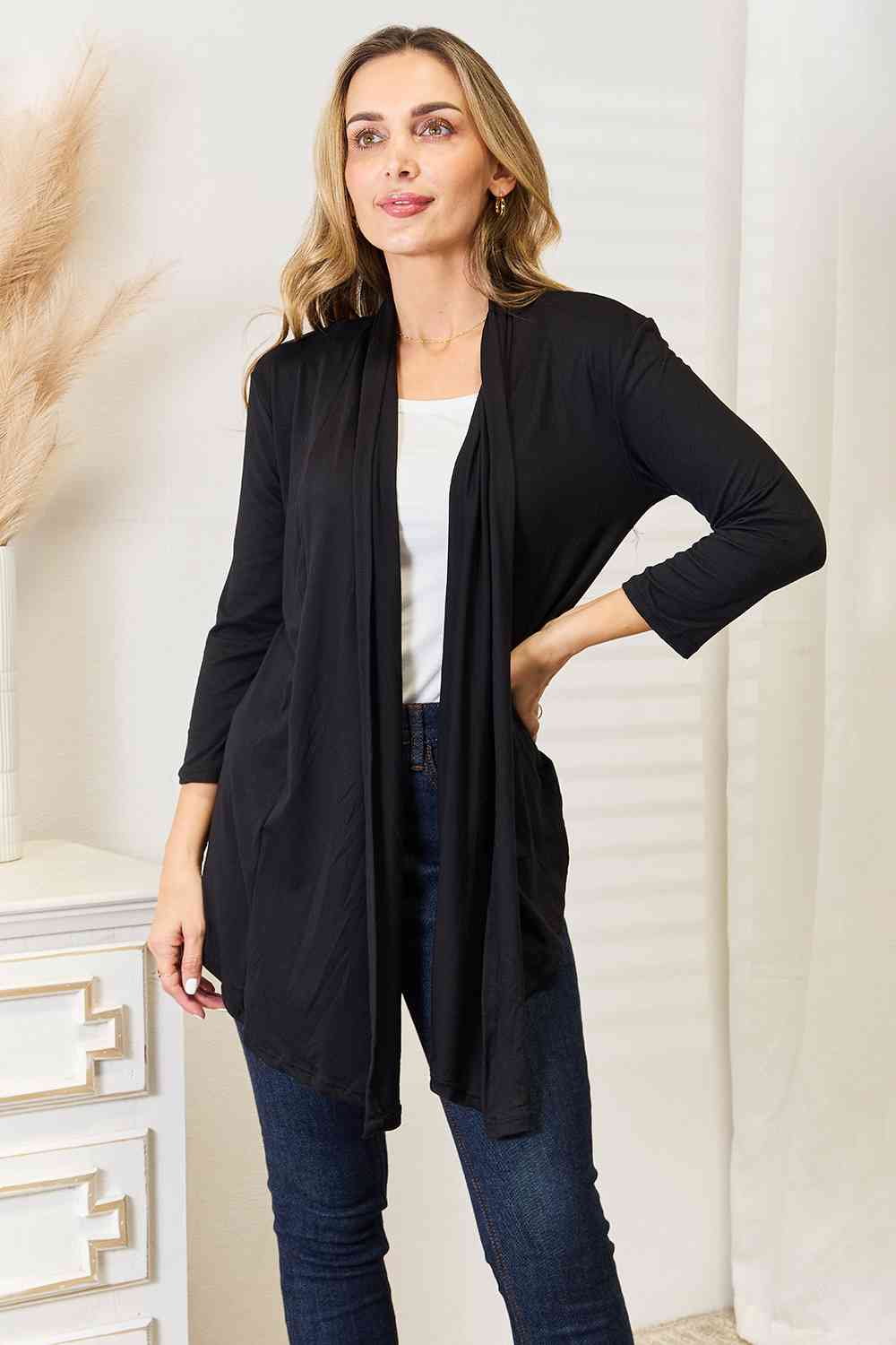 Culture Code Full Size Open Front Cardigan - In Style Chics Boutique LLC