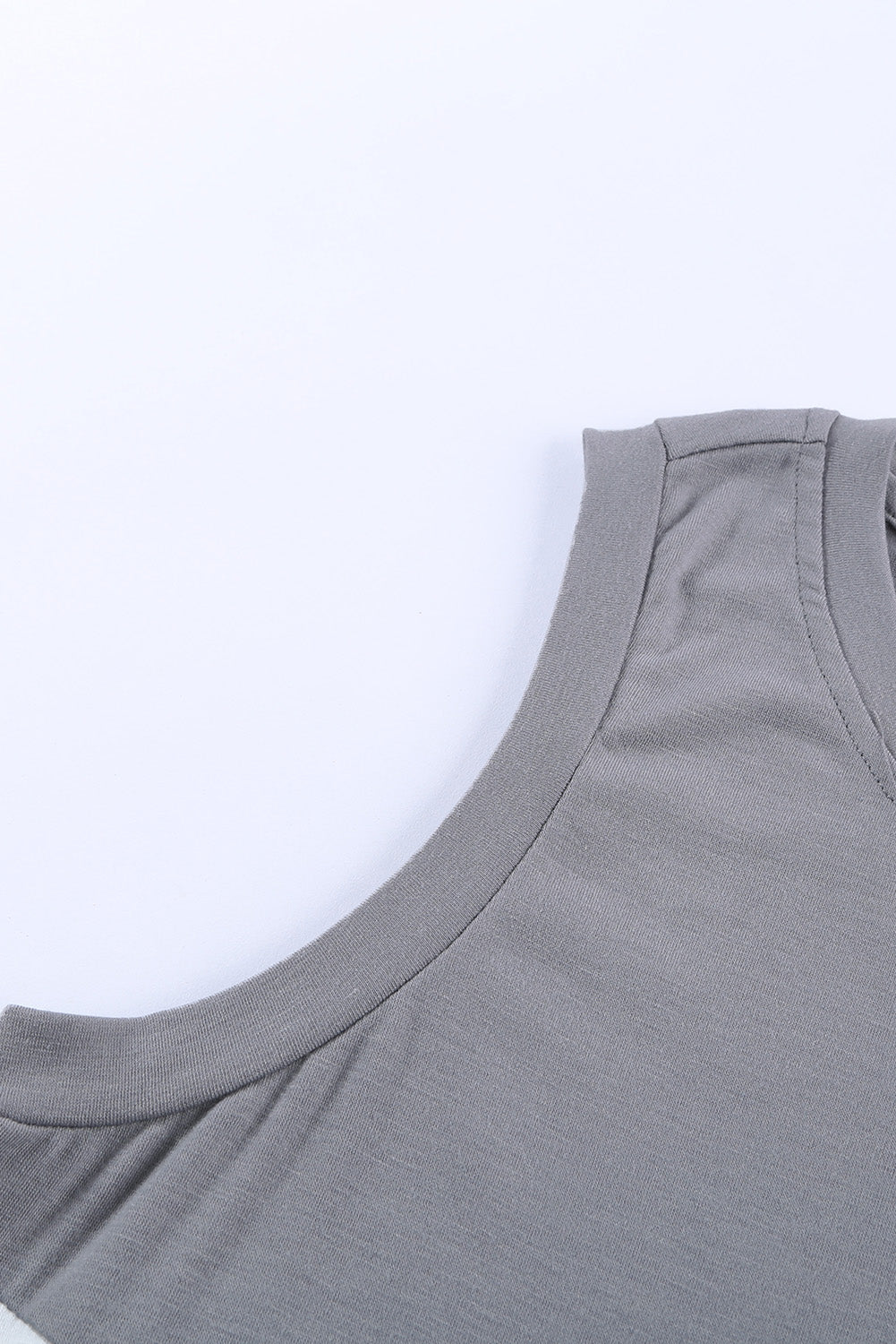 Contrast Round Neck Tank Top More Colors! - In Style Chics Boutique LLC