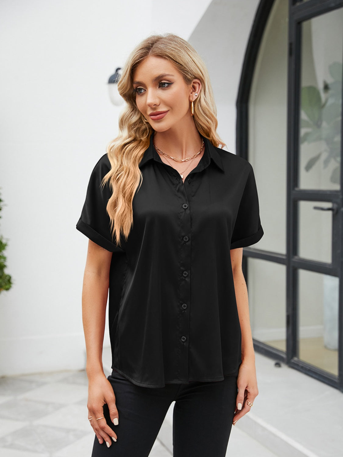 Button Up Short Sleeve Shirt - More Colors! - In Style Chics Boutique LLC