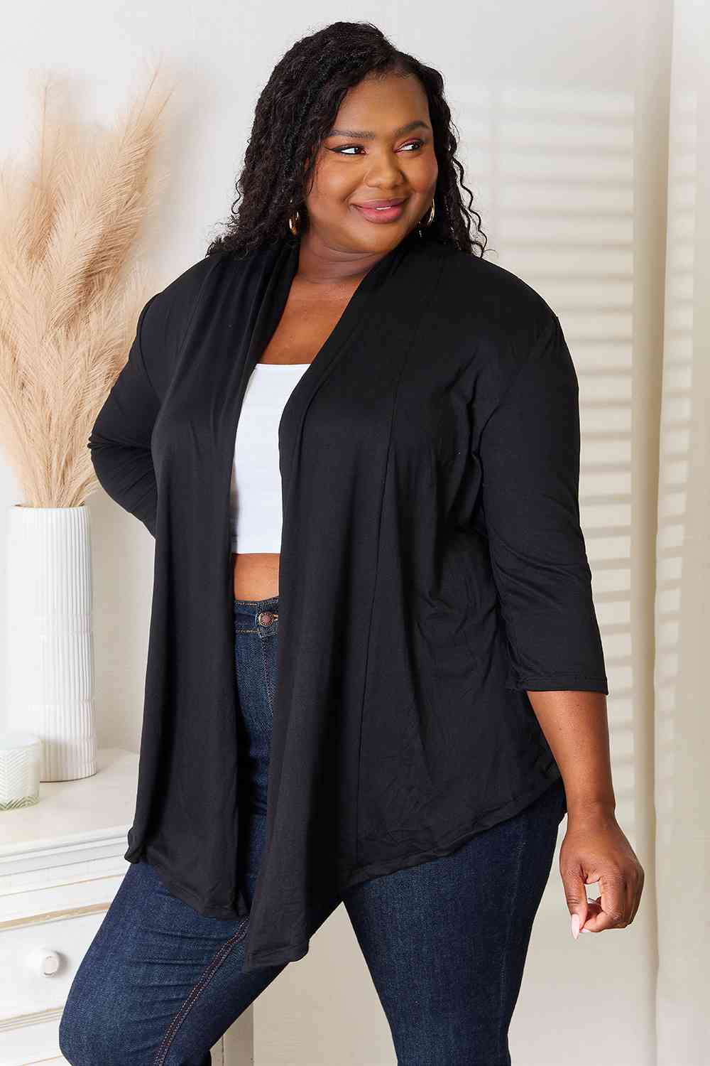 Culture Code Full Size Open Front Cardigan - In Style Chics Boutique LLC
