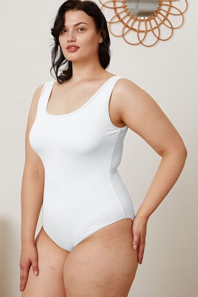 Basic Bae Full Size Square Neck Sleeveless Bodysuit - More Colors! - In Style Chics Boutique LLC