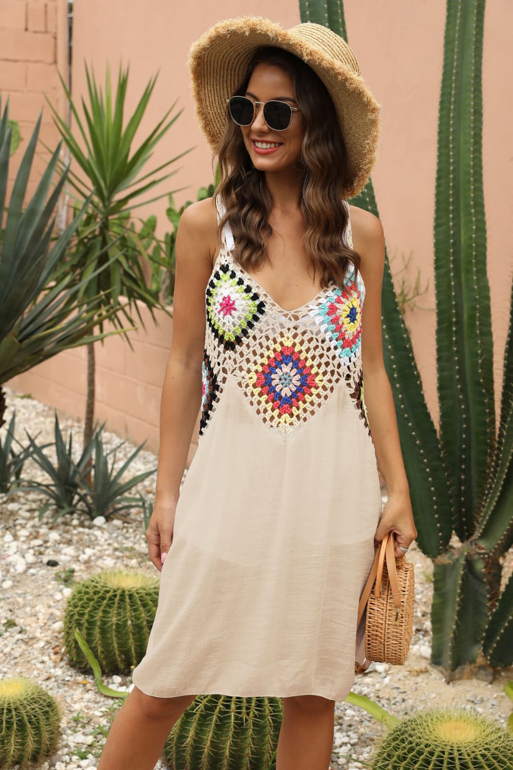 Openwork Sleeveless Embroidery Dress - More Colors! - In Style Chics Boutique LLC