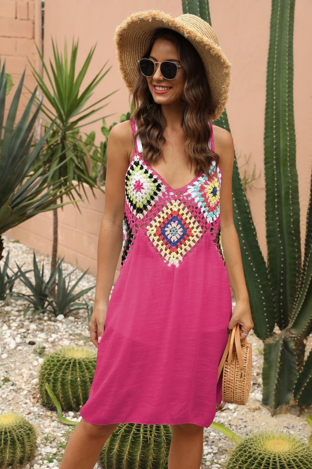 Openwork Sleeveless Embroidery Dress - More Colors! - In Style Chics Boutique LLC