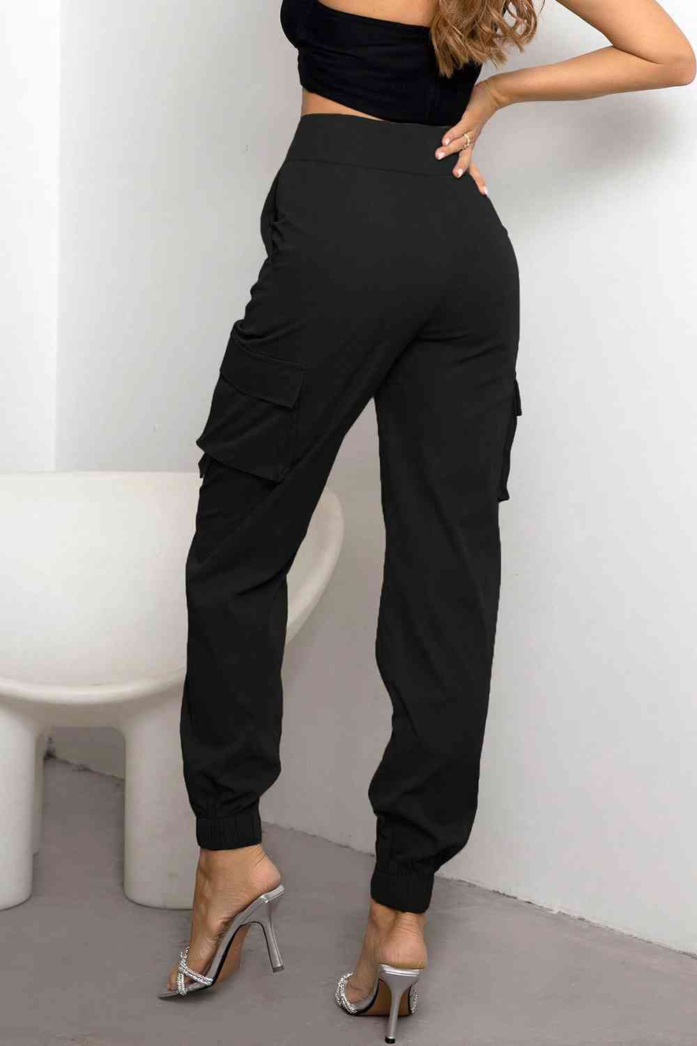 High Waist Cargo Pants - More Colors! - In Style Chics Boutique LLC
