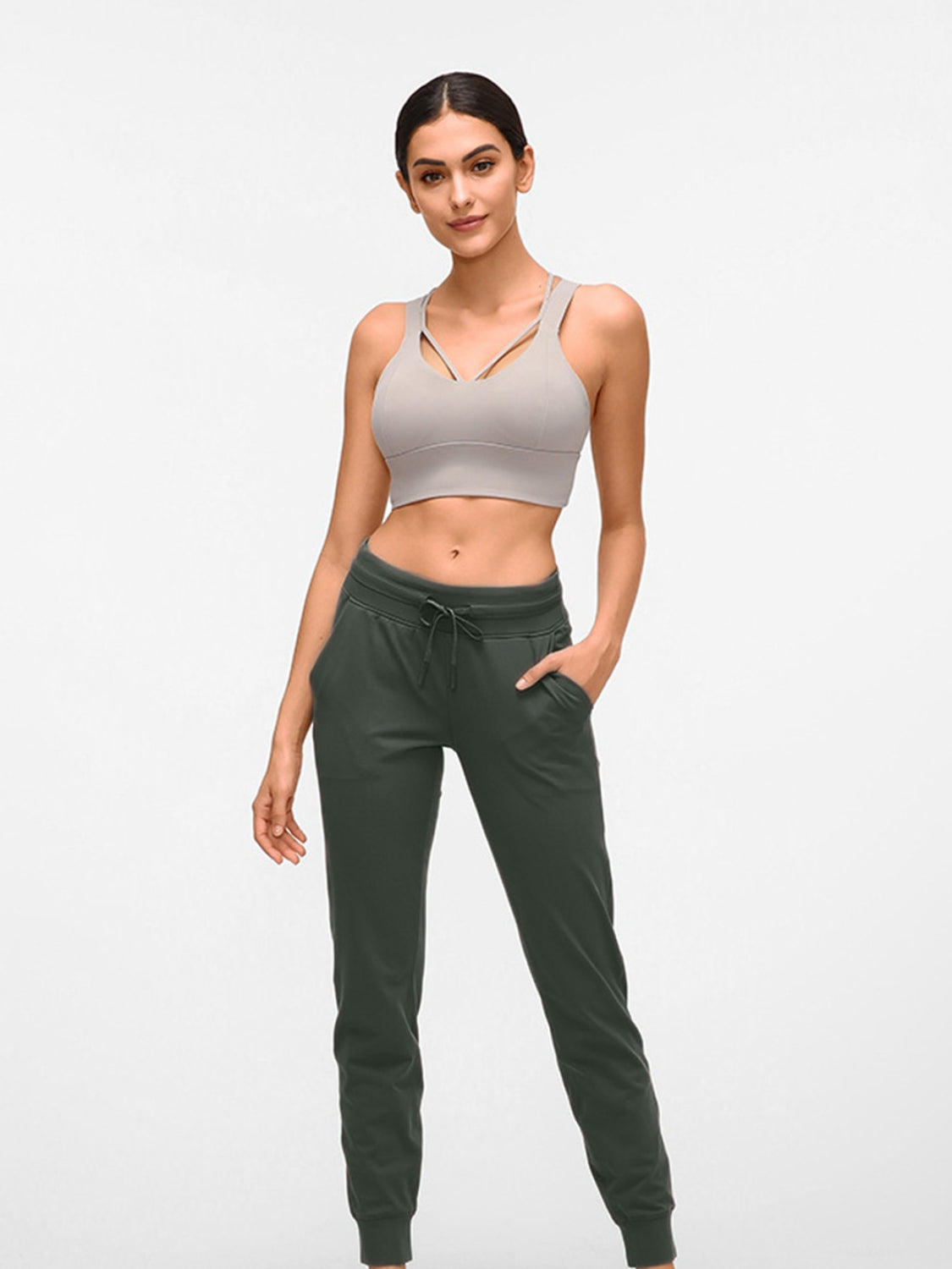 Double Take Tied Joggers with Pockets - More Colors! - In Style Chics Boutique LLC