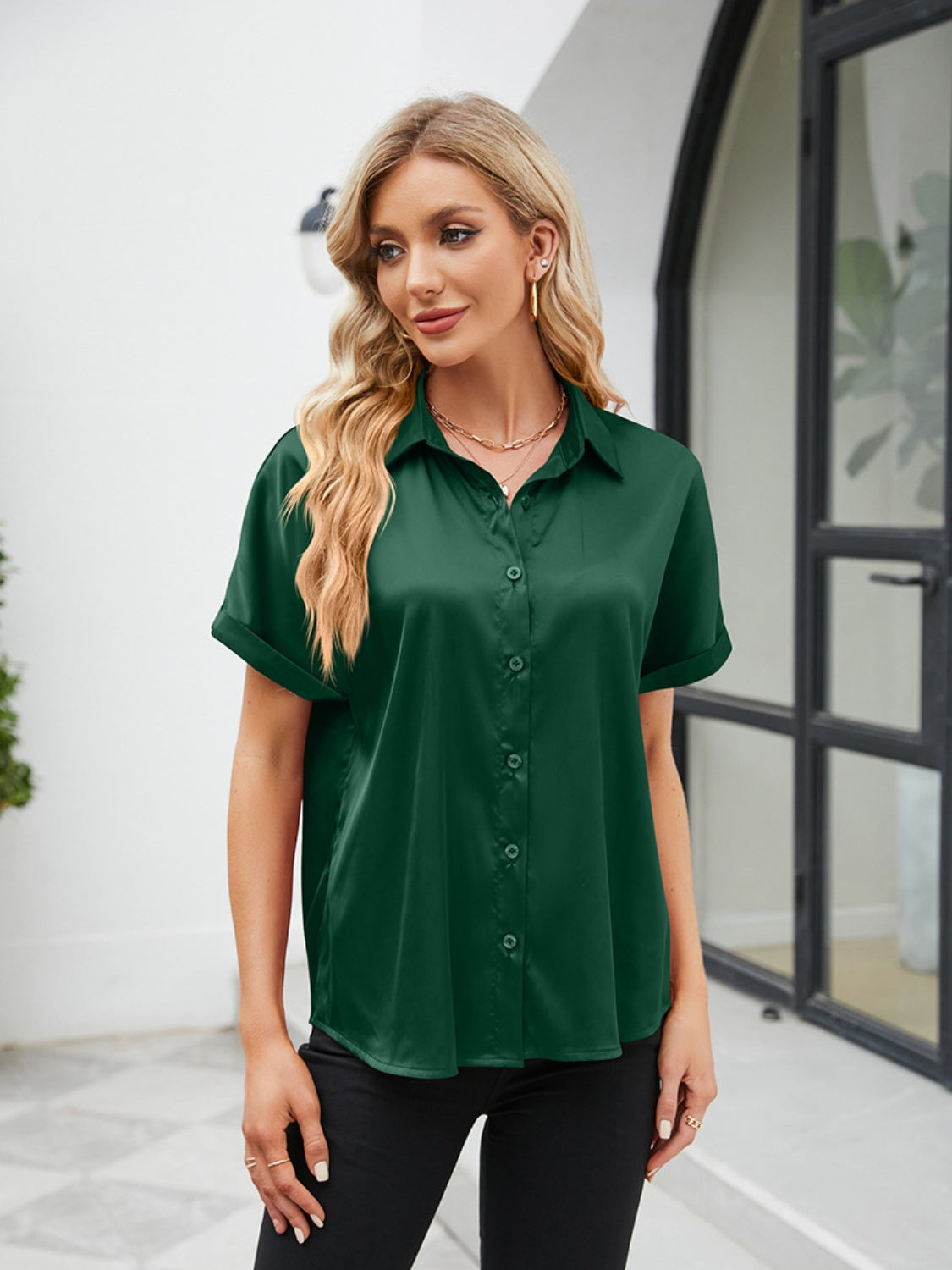 Button Up Short Sleeve Shirt - More Colors! - In Style Chics Boutique LLC