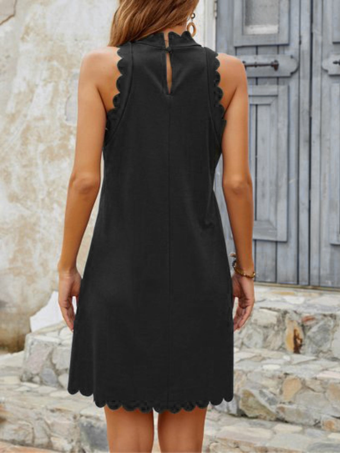 Mock Neck Sleeveless Mini Dress More Colors! - In Style Chics Boutique LLC