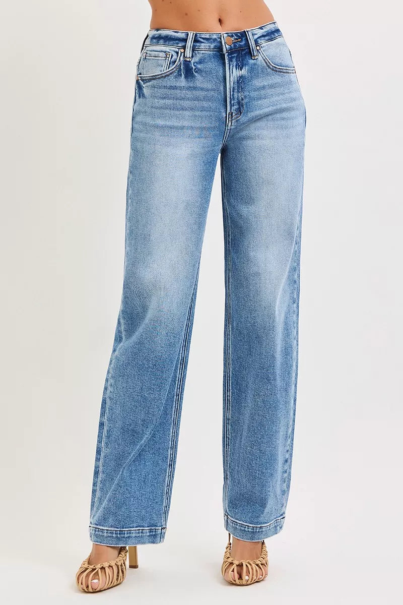 RISEN High Rise Wide Baggy Jeans 💙👖