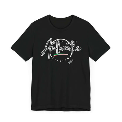 Italian Pride Short Sleeve Tee, Authentic Italian 'ish', Proud to be Italian 