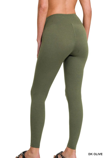 Microfiber Waistband Leggings - In Style Chics Boutique 
