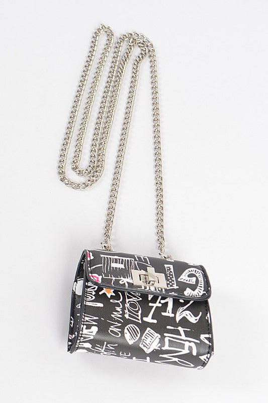 Petite Mini Graffiti Swing Bag