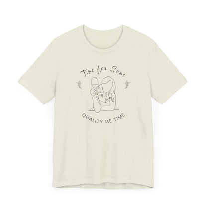 T-Shirt 'Quality Me Time' Short Sleeve Tee - Wine Lovers Tee - Cute Graphic T-shirts - Obsession Expressions by In Style Chics Boutique 