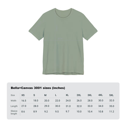 T-shirt Size Chart 