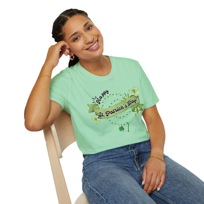 Happy St Patrick's Day T-Shirt for Women - Obsession Expressions by In Style Chics Boutique 