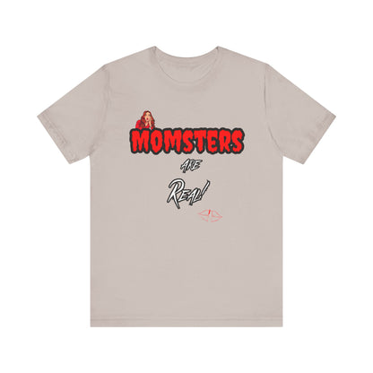 Unisex Jersey Short Sleeve Halloween Graphic T -"Momsters..."  Light Color Tees