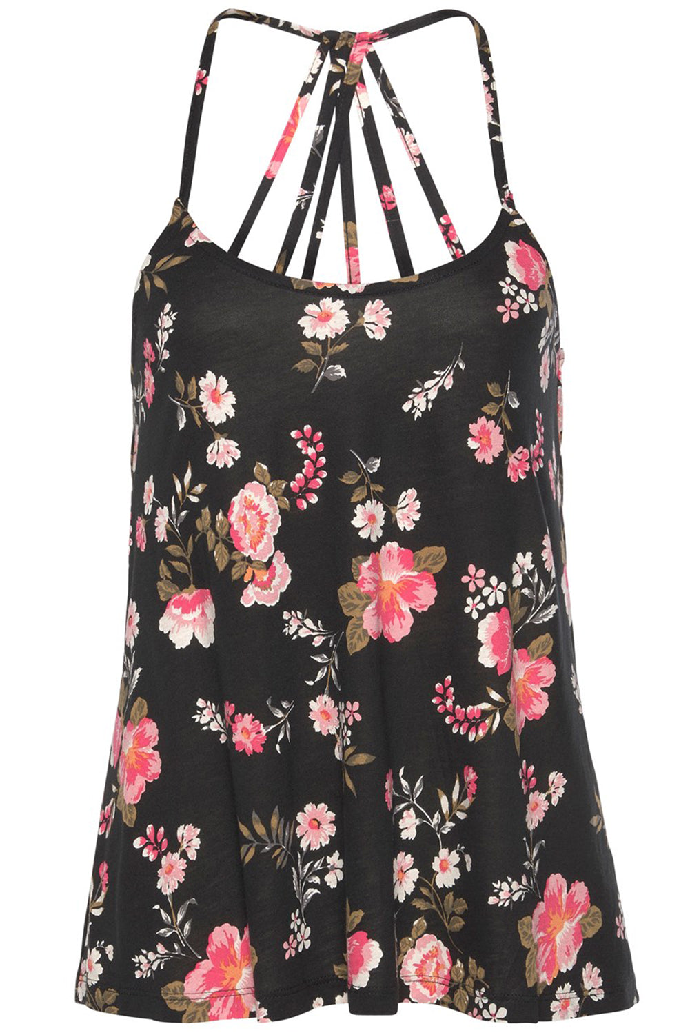 Floral Spaghetti Strap Cami - In Style Chics Boutique LLC