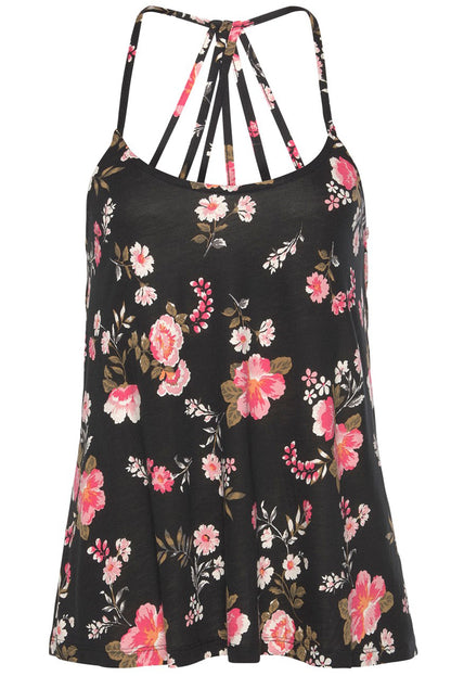 Floral Spaghetti Strap Cami - In Style Chics Boutique LLC