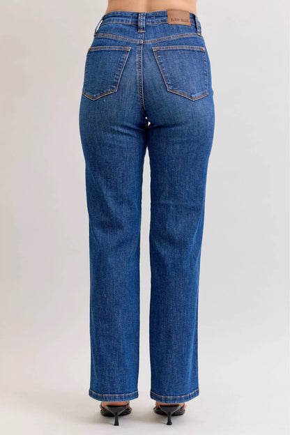 Judy Blue High Waist Tummy Control Straight Jeans 💙 at Style Chics Boutique 