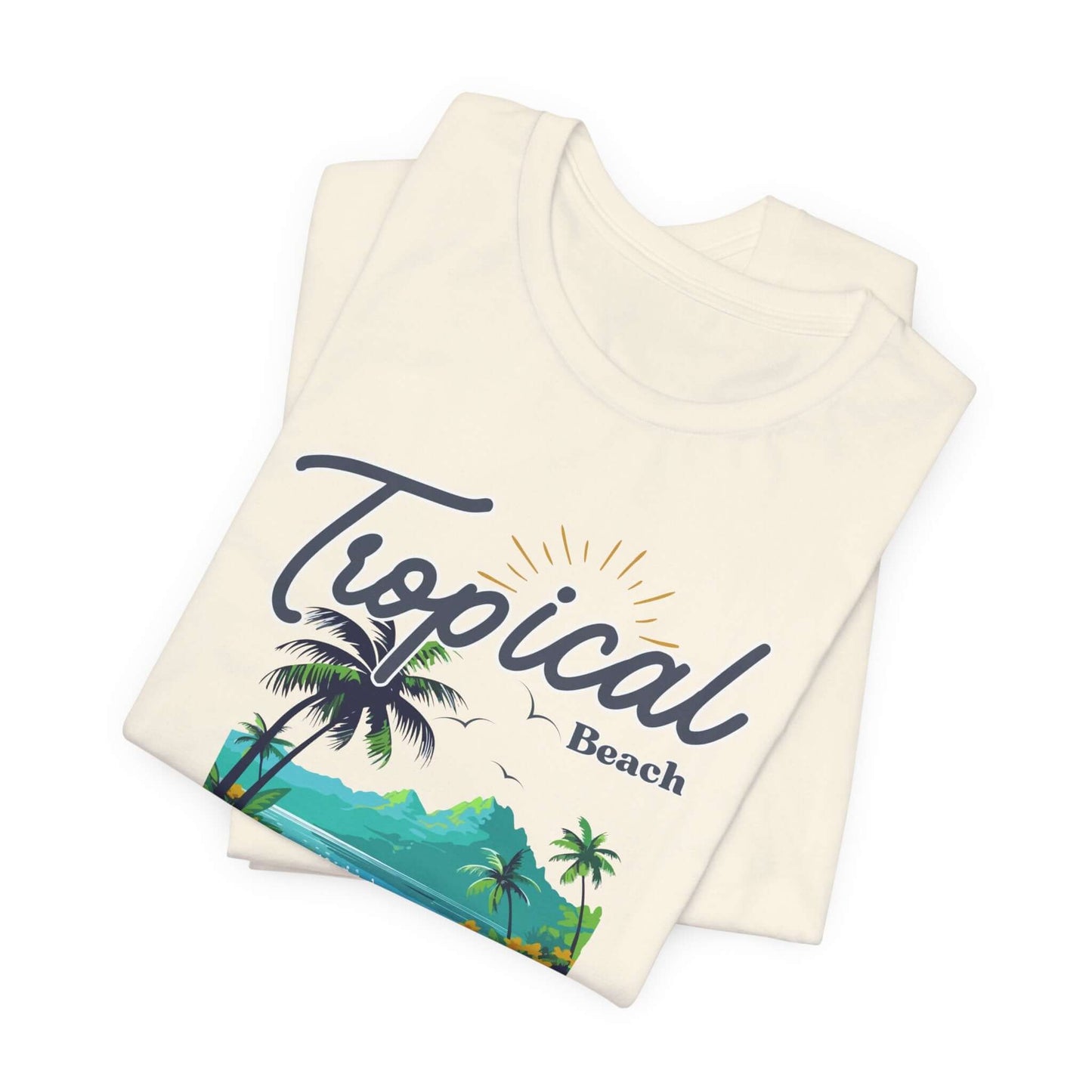 Tropical Tee - Happy Place Vacation Vibes T-Shirt - Obsession Expressions by In Style Chics Boutique Cute Graphic T-shirts 
