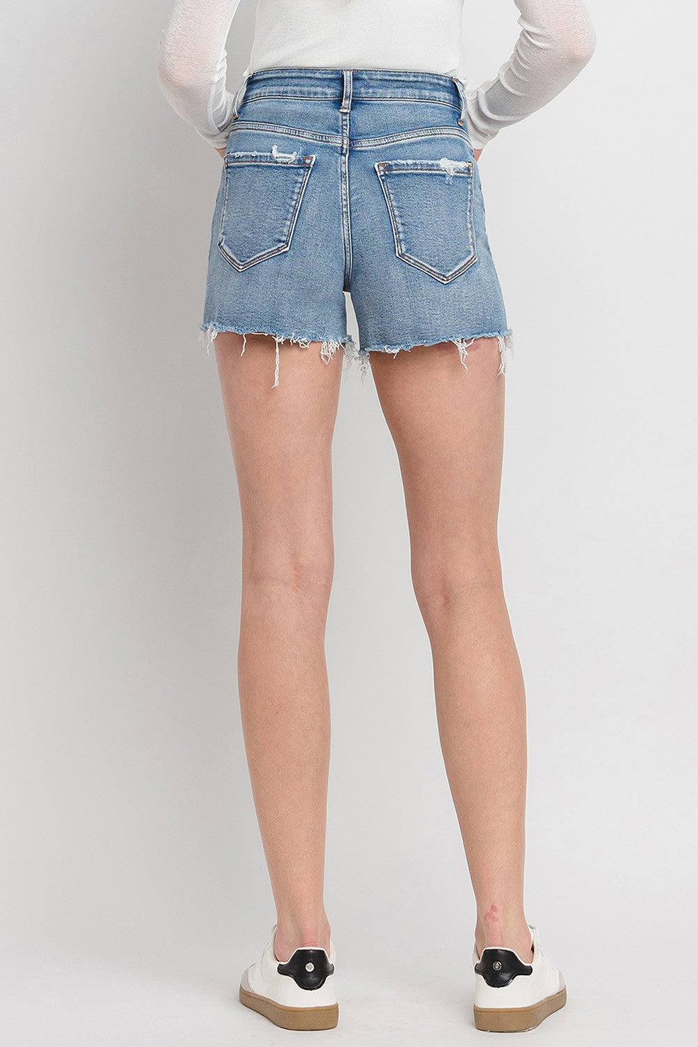 Vervet by Flying Monkey High Rise Denim Shorts - In Style Chics Boutique LLC