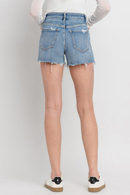 Vervet by Flying Monkey High Rise Denim Shorts - In Style Chics Boutique LLC