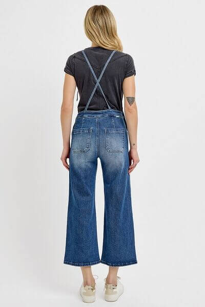 Women's & Juniors Denim Overalls with Pockets - In Style Chics Boutique 