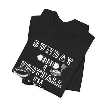 Football Sunday Unisex Tee - Italian Family Vibes