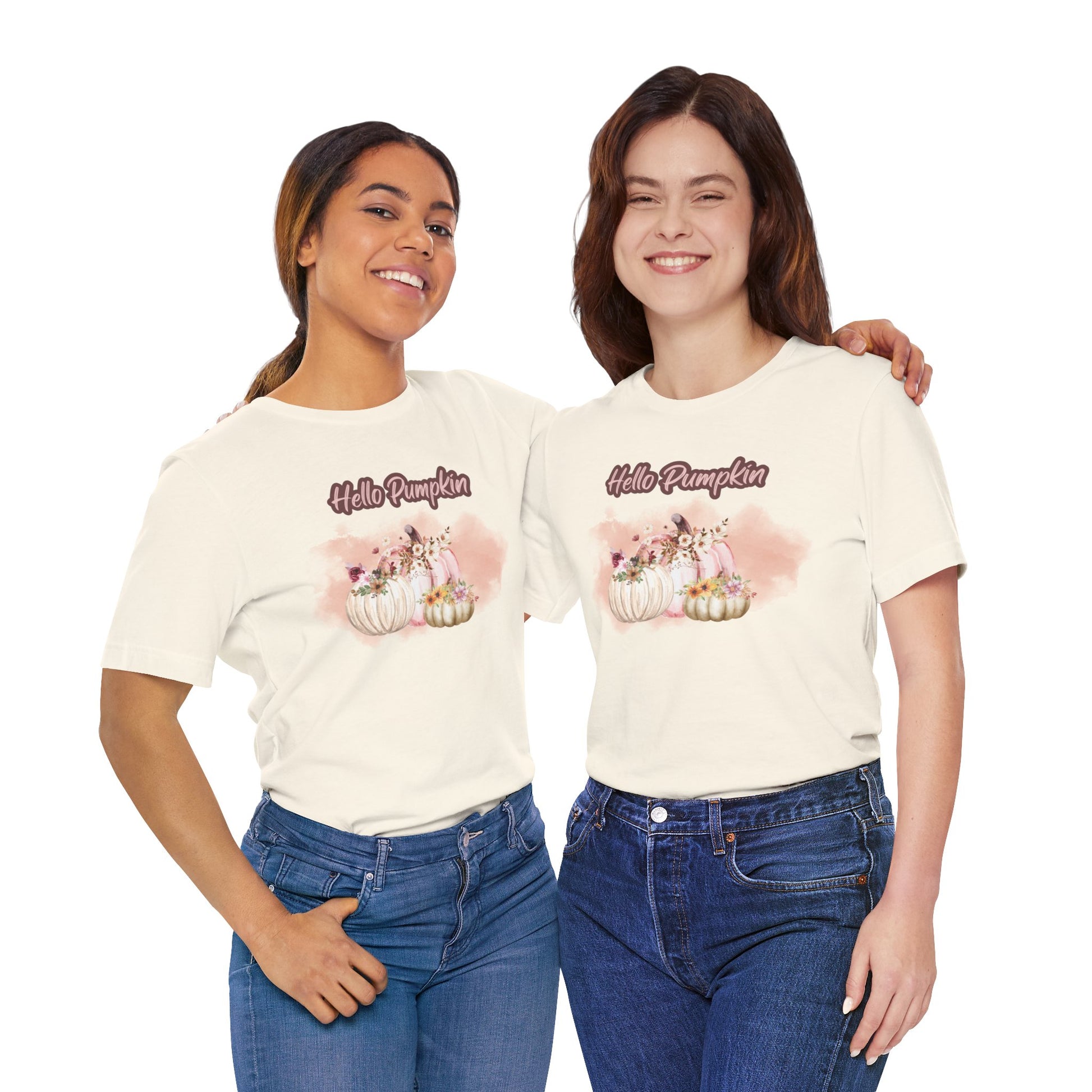 Hello Pumpkin Graphic Shirt, Pumpkin Tee, Fall T-shirt, Shop Printed Tees at In Style Chics Boutique 