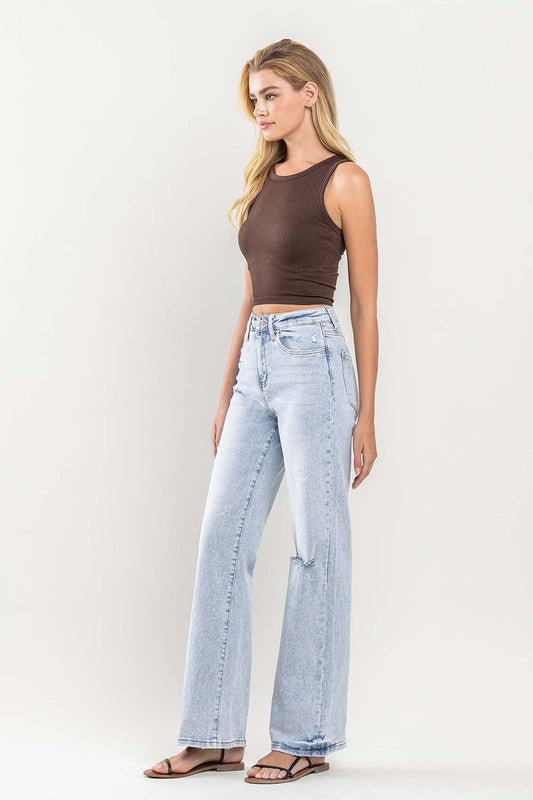 90's Vintage Super High-Rise Flare Jeans - In Style Chics Boutique LLC