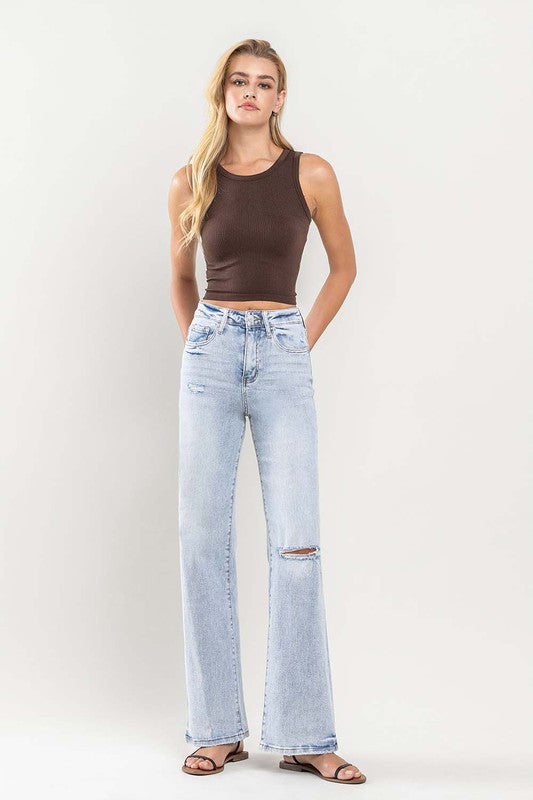 90's Vintage Super High-Rise Flare Jeans - In Style Chics Boutique LLC