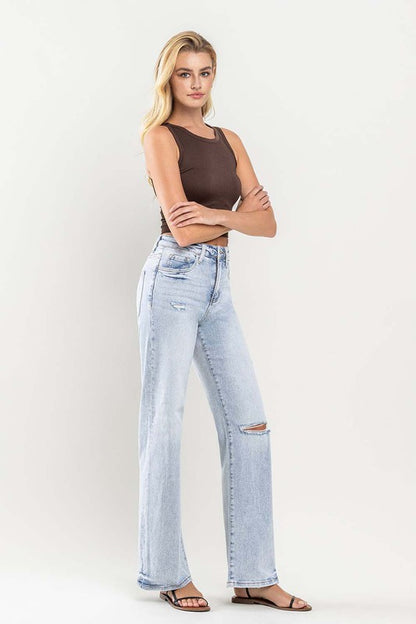 90's Vintage Super High-Rise Flare Jeans - In Style Chics Boutique LLC