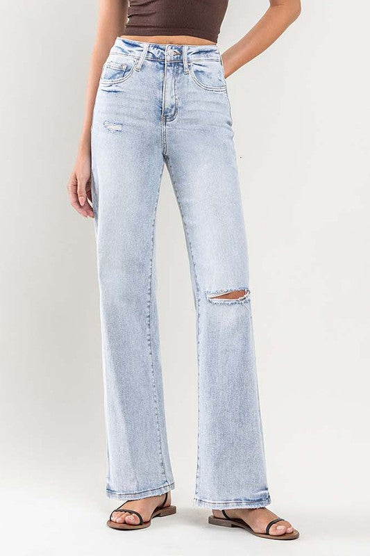 90's Vintage Super High-Rise Flare Jeans - In Style Chics Boutique LLC