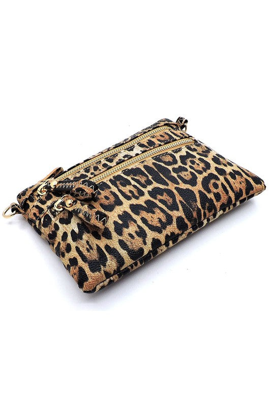 Leopard Clutch & Cross Body Bag - In Style Chics Boutique LLC