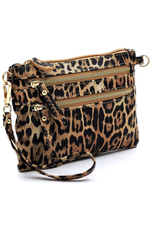 Leopard Clutch & Cross Body Bag - In Style Chics Boutique LLC