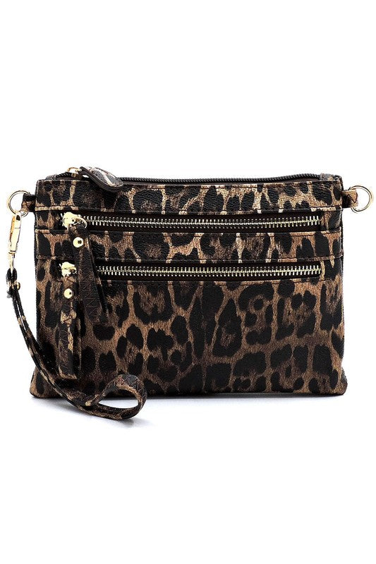 Leopard Clutch & Cross Body Bag - In Style Chics Boutique LLC