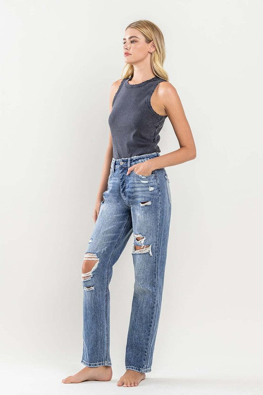 90'S Vintage Slim Straight Jean - In Style Chics Boutique LLC