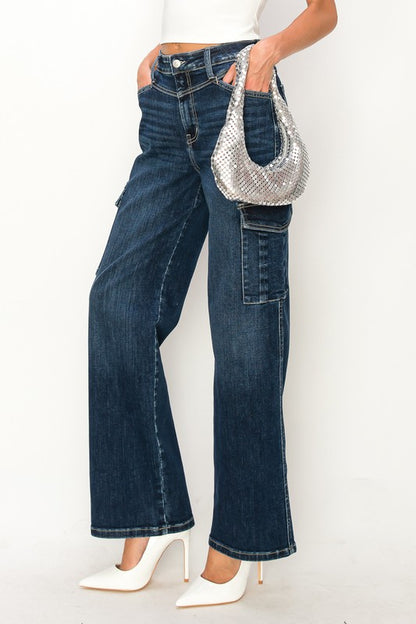 High Rise Wide Jeans